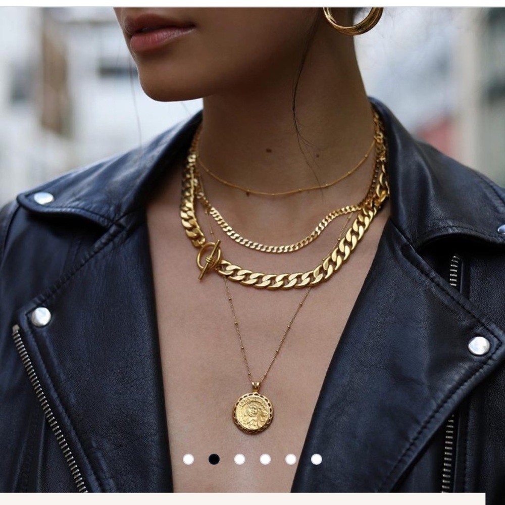 Missoma Lucy Williams Flat curb chain gold